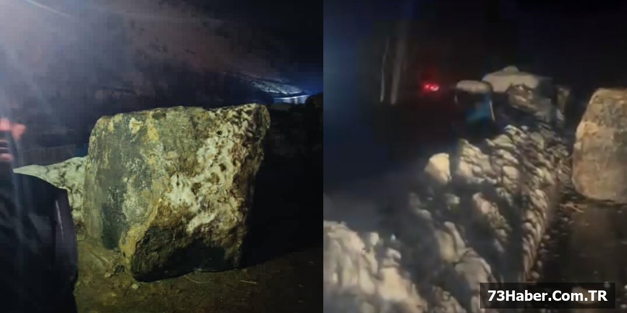 Şırnak'ta Kaya Yağmuru: 20 Hayvan Telef