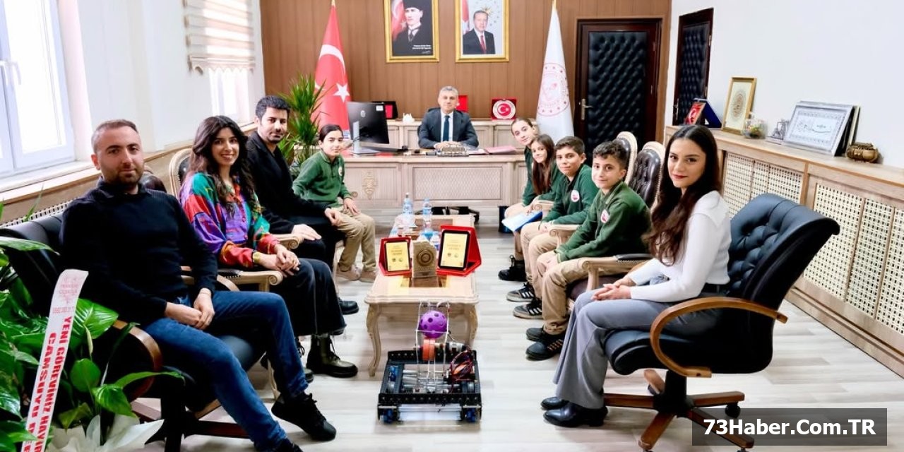 Şırnaklı Öğrenciler Robotikte Çifte Ödülü Kaptı!
