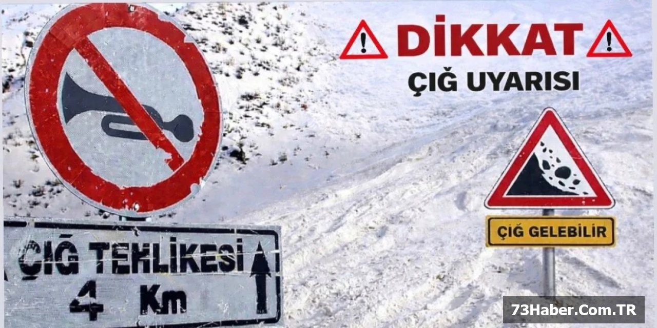 Çığ Uyarısı: 4 İl Tehlikede