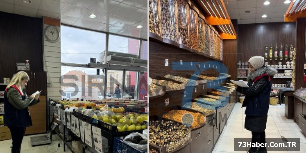 Şırnak'ta Fiyat Kontrolü