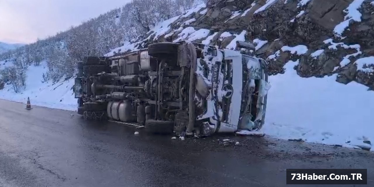 Şırnak'ta Tır Faciası: 2 Yaralı
