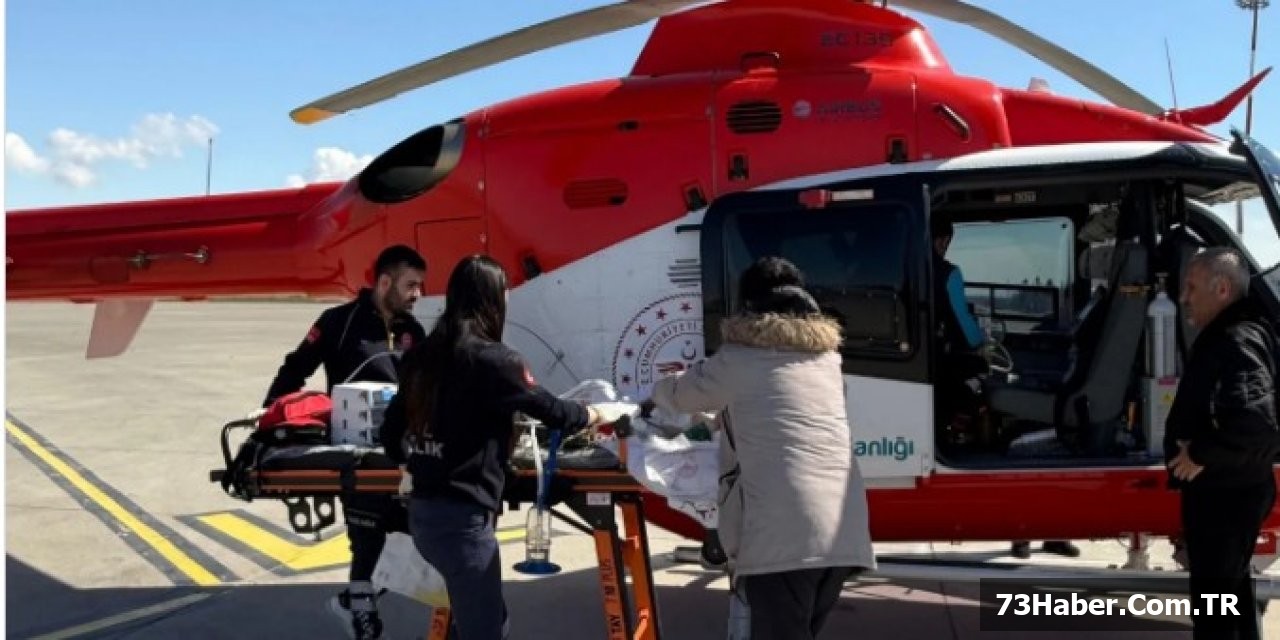 Minik Hastaya Helikopter İmkanı