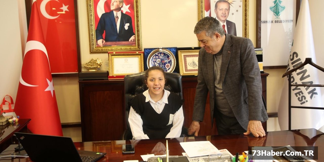 Engelli Çocuğa Başkan'ın Sürprizi