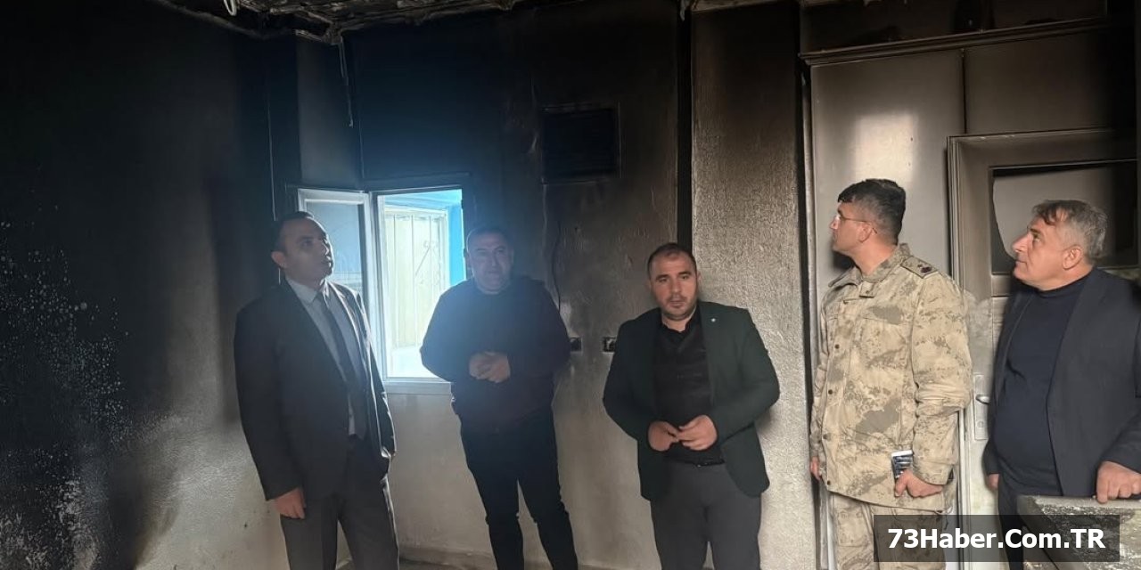 Yangında Mağdur Aileye Yardım