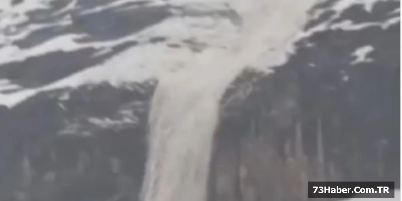 Çığ Felaketi Kamerada!