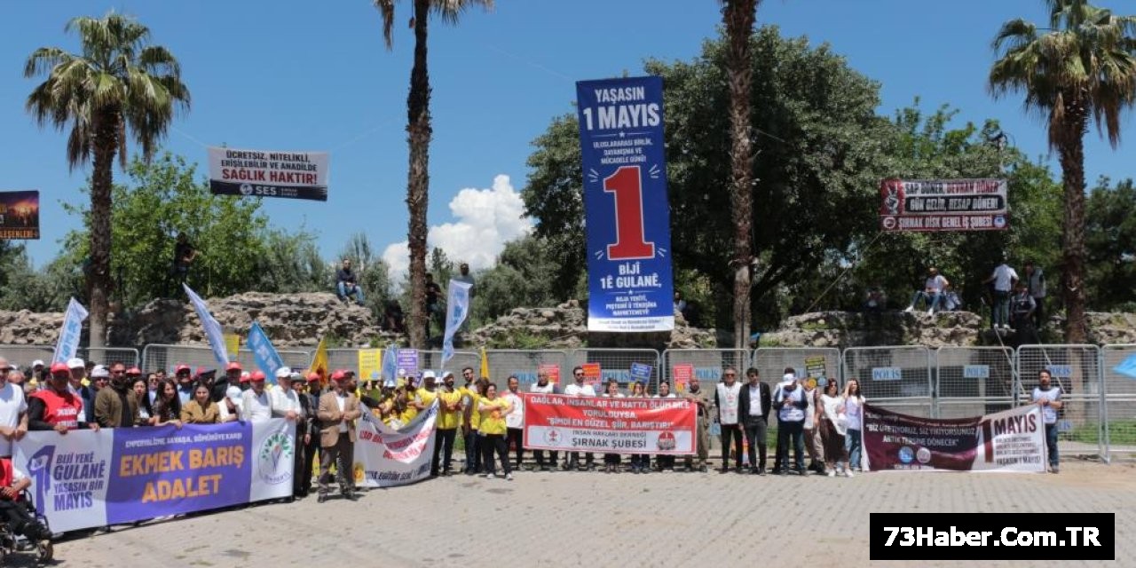 Cizre'de Coşkulu 1 Mayıs
