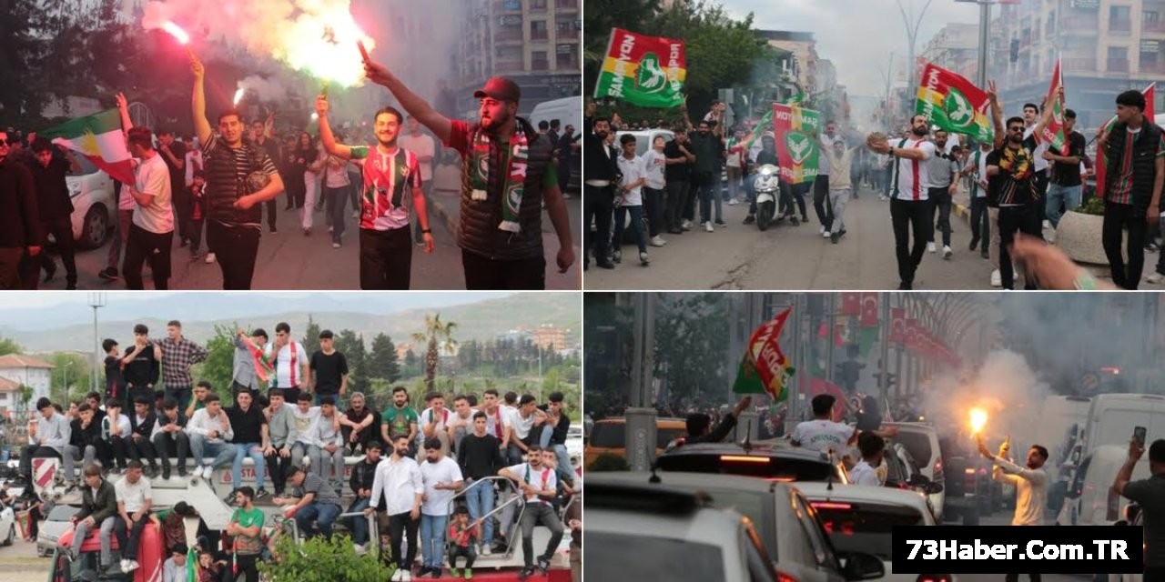 Amedspor coşkusu Cizre'de patladı