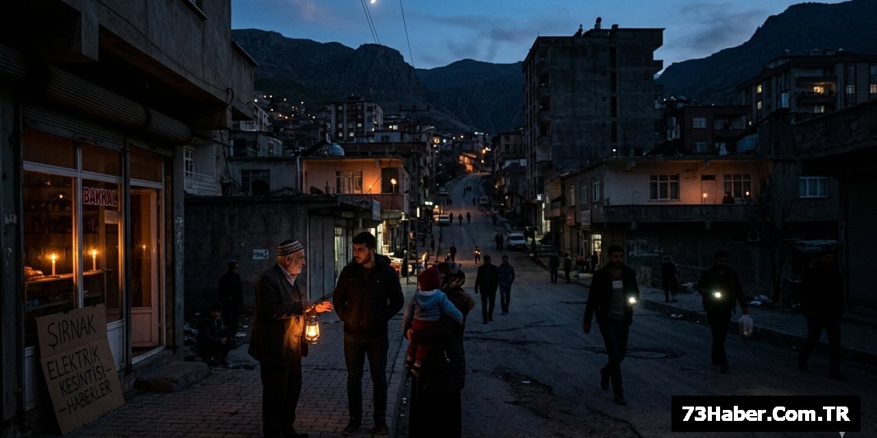 Şırnak'ta Büyük Elektrik Kesintisi!