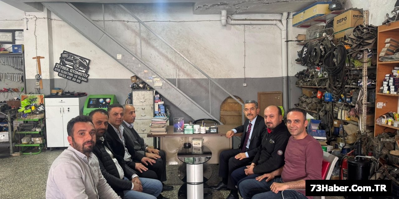 Şırnak Valisi Ekici Esnafla Bir Araya Geldi