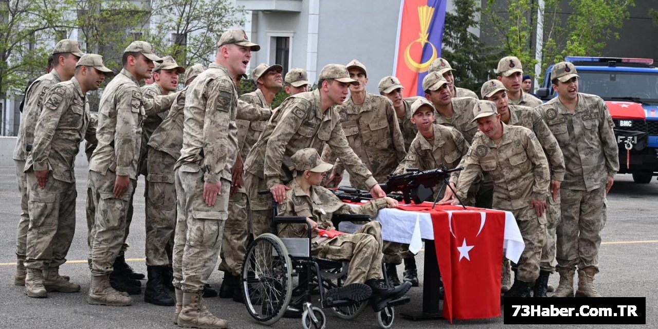 Şırnak'ta Engelliler İçin Temsili Askerlik