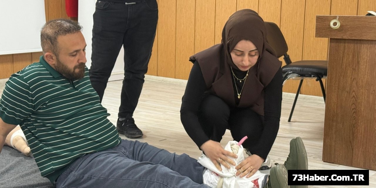 Uludere Öğretmenleri İlk Yardım Becerilerini Güncelledi