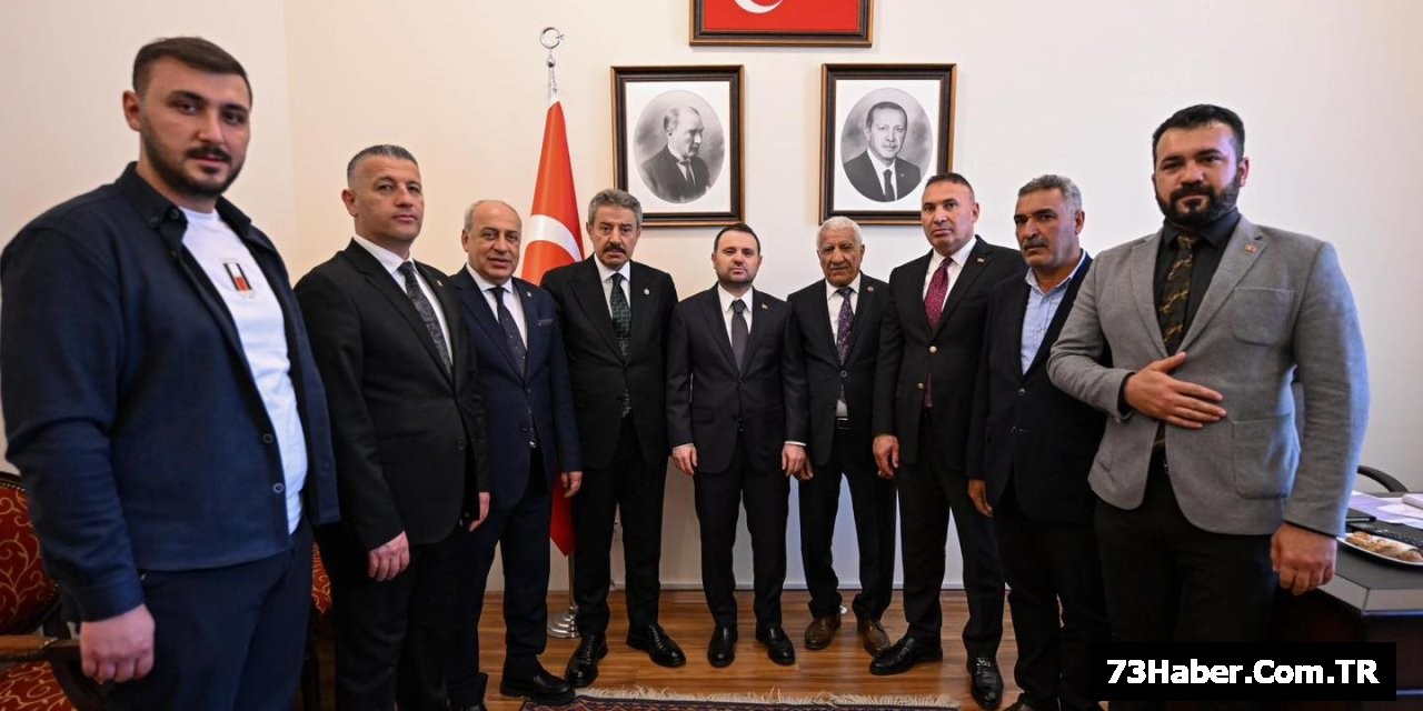 Şırnak Heyeti Adalet Bakanı Gürlek'i Ziyaret Etti