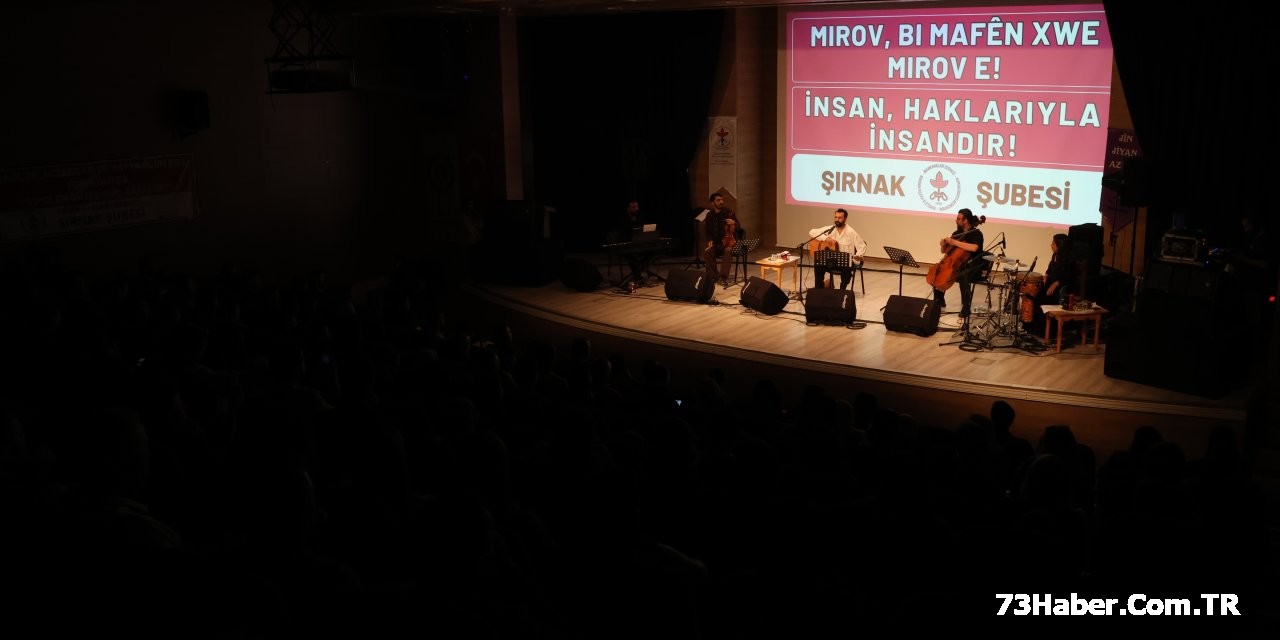 İHD Şırnak'ta Müzikle Dayanışma