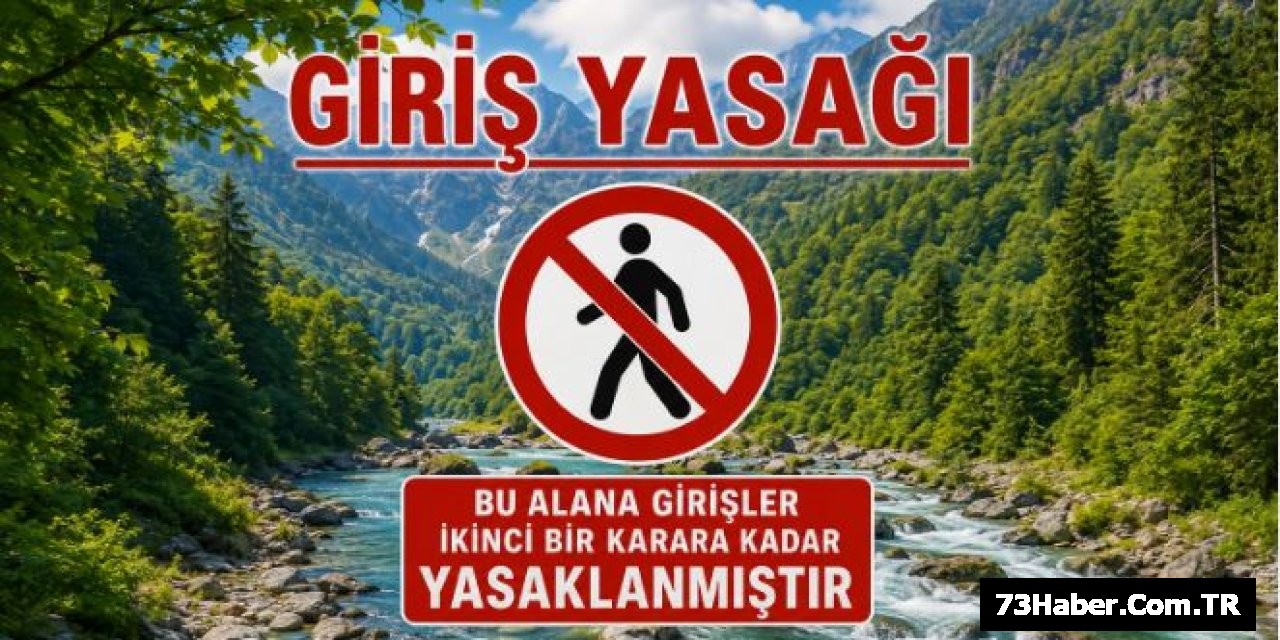 Şırnak'ta Alarm: Yasak Bölgeler