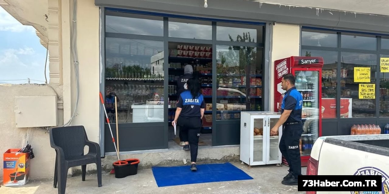 Silopi Zabıtası Bayram Öncesi Harekete Geçti