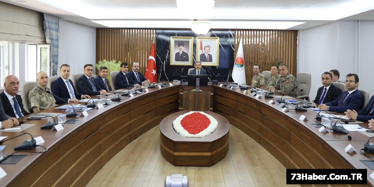 Şırnak'ta Güvenlik Zirvesi
