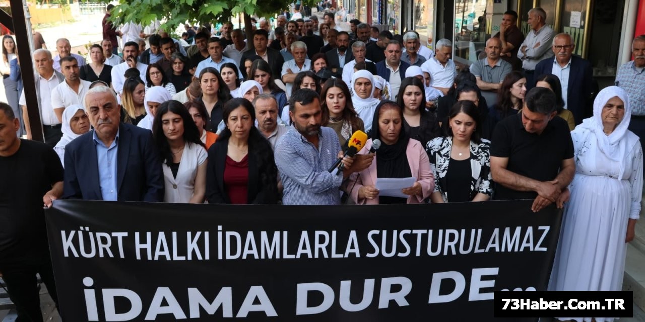 Şırnak'tan İran İdamlarına Öfke