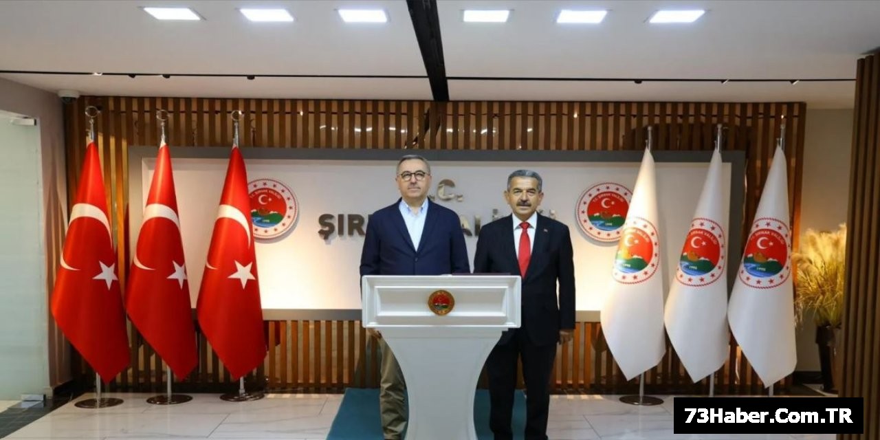 Vali Ekici'yi Hatay Büyükşehir Belediyesi Genel Sekreteri Hayrettin Güngör