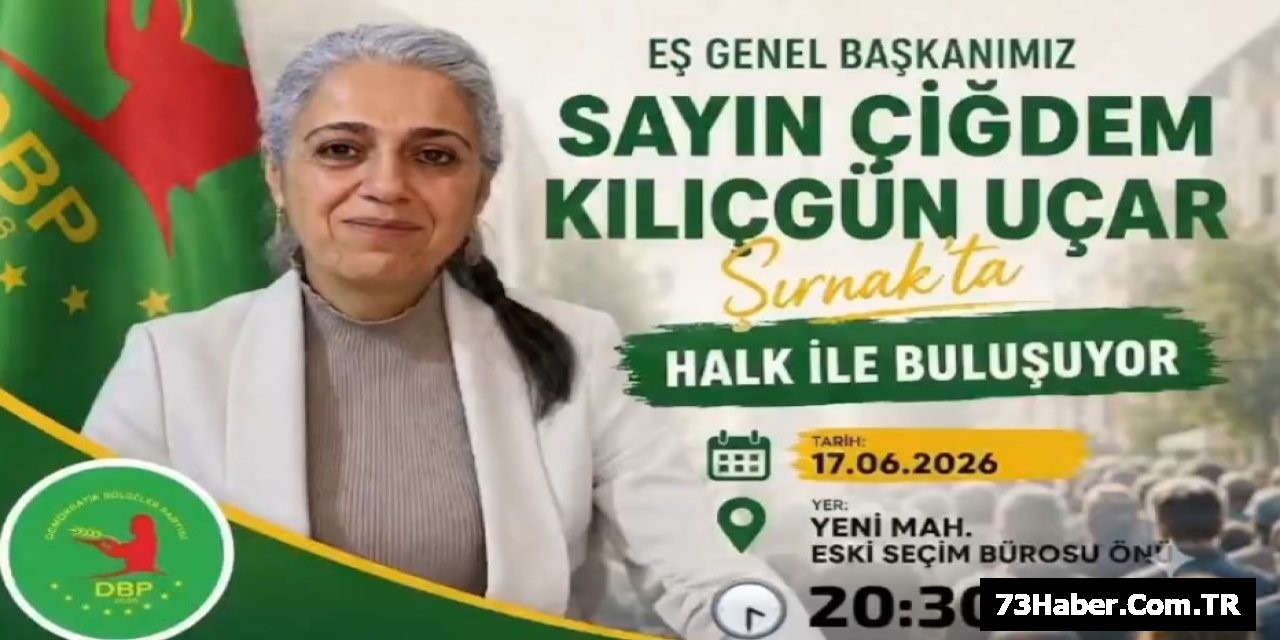 Çiğdem Kılıçgün Uçar Şırnak'ta