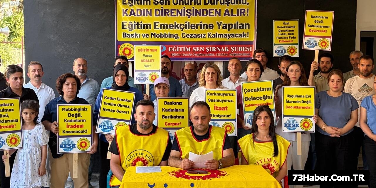 Eğitim Sen'den Şırnak'ta Skandal İddialara Tepki