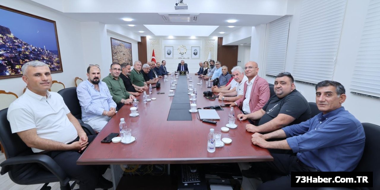 Mardin Valisi Akkoyun'dan Gazetecilere Ziyaret