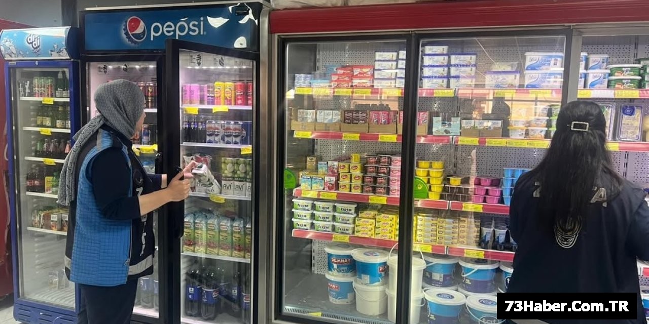 Şırnak'ta Marketler Denetleniyor