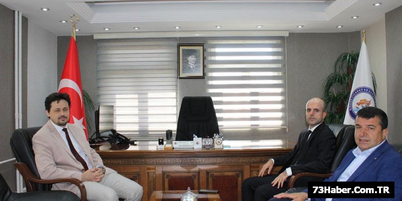 İdare ve Vergi Mahkemesi Başkanları ŞTSO'yu Ziyaret Etti