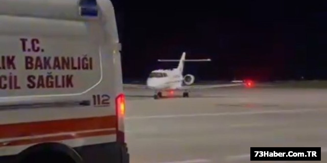 Minik Hastayı Uçak Ambulans Kucakladı