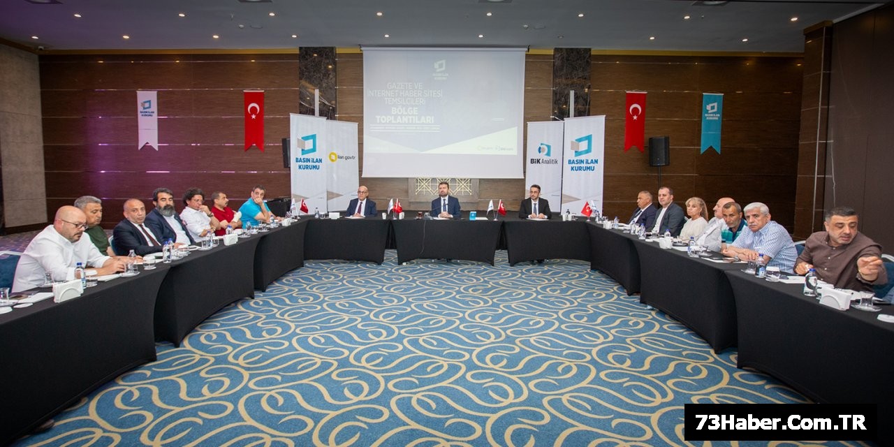 Şırnak Basını BİK Toplantısında