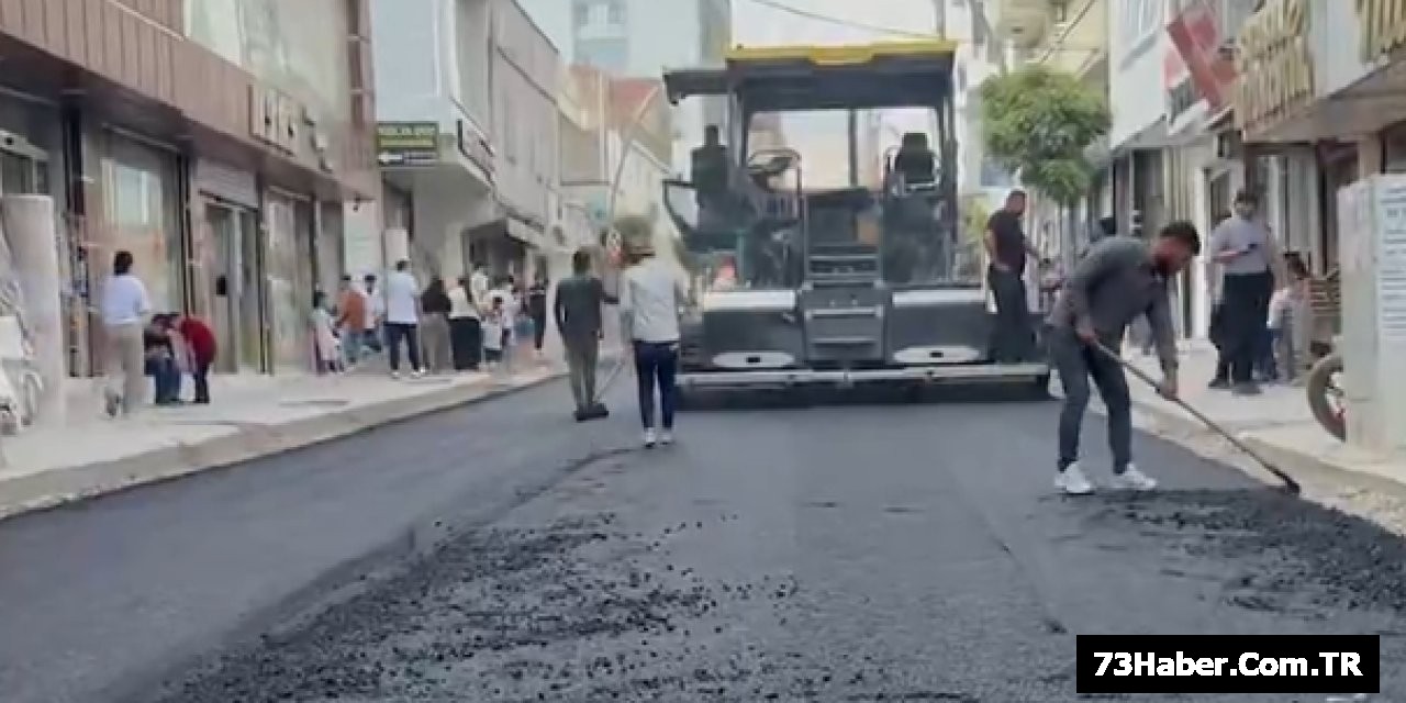 Silopi'de 63. Cadde Asphaltaya Hazır