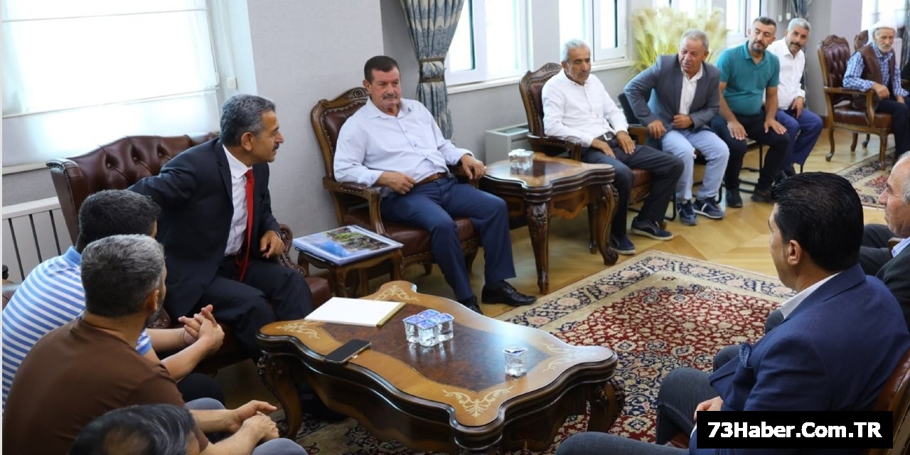 Şırnak Valisi Köy Muhtarlarıyla Buluştu