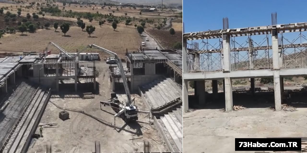 Şırnak'ta Dev Spor Salonu Yükseliyor