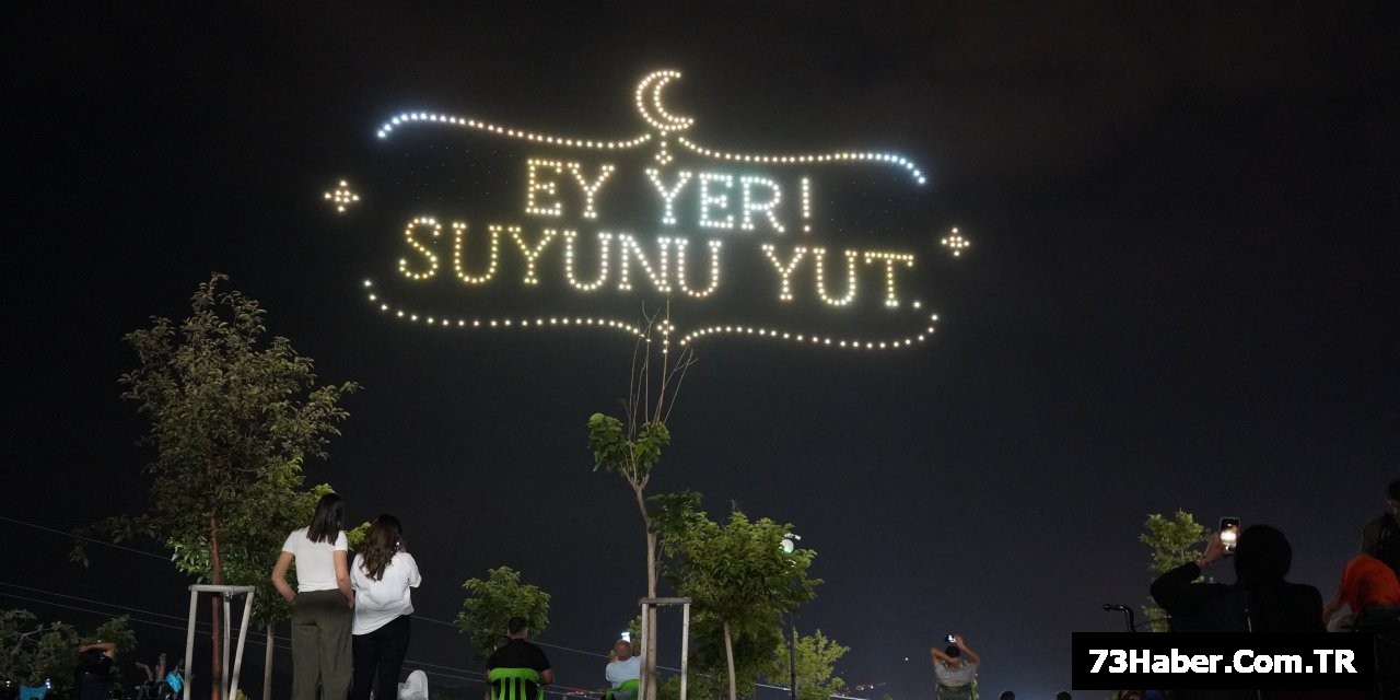 Şırnak'ta Gökyüzü Işıldadı