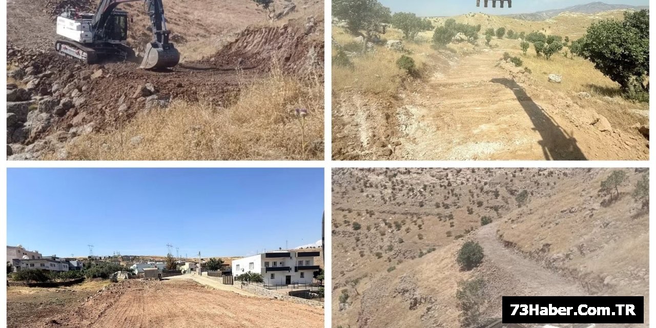 Şırnak'ta Köy Yolları Yenilendi