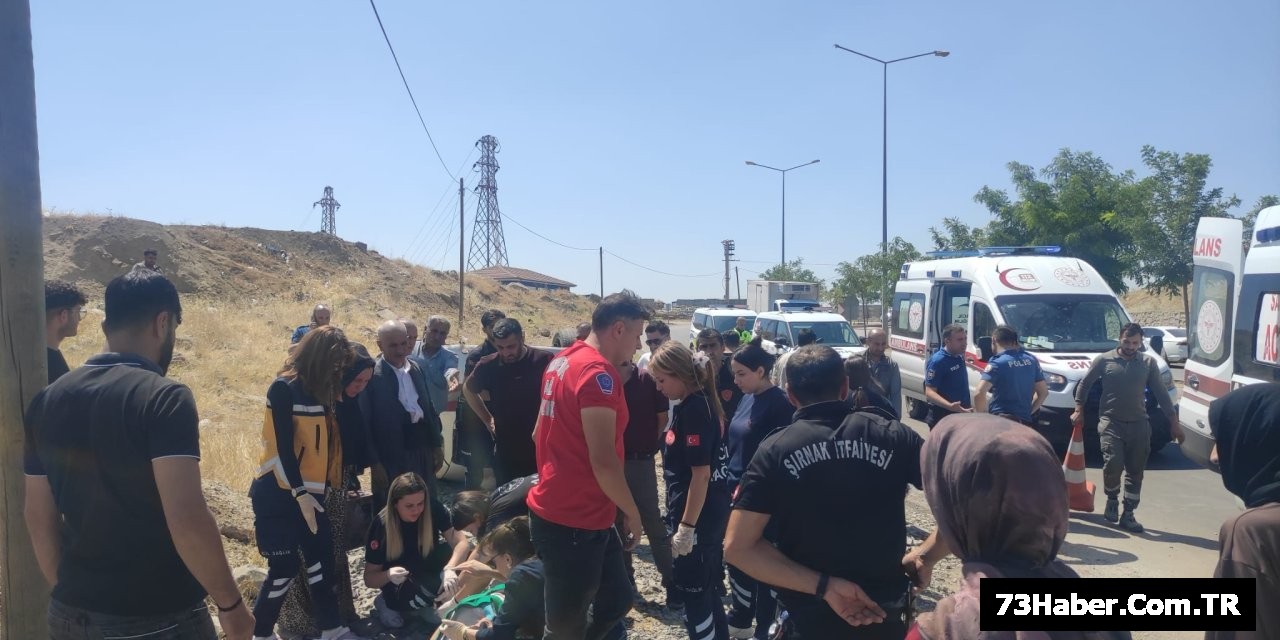 Şırnak'ta Otomobil Havada Uçtu