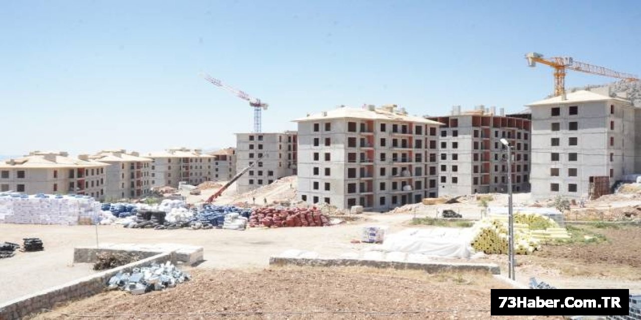 Şırnak'ta 1071 TOKİ Konutu