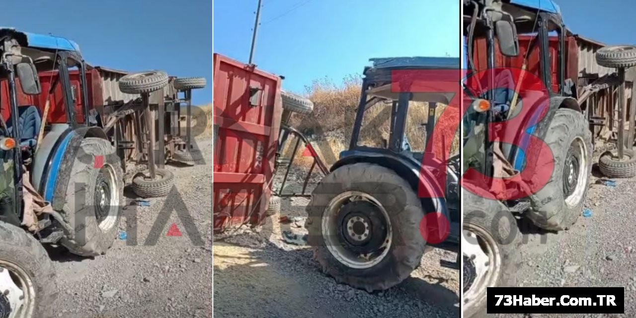 Şırnak'ta Traktör Kazası