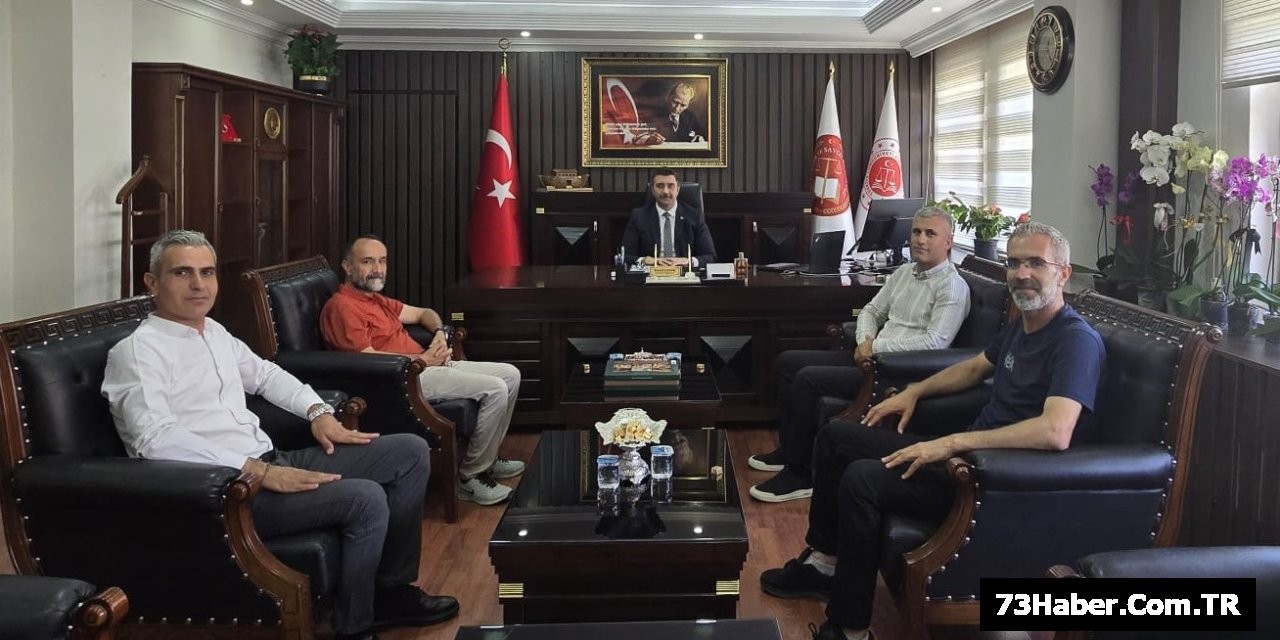 Şırnak Basını Cumhuriyet Başsavcısı'ni Ziyaret Etti