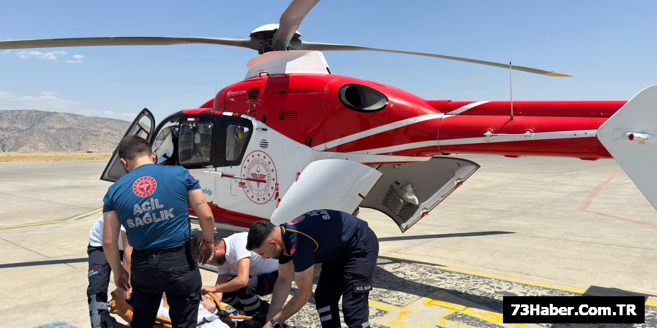 Şırnak'ta Kaza: Sürücü Helikopterle Taşındı