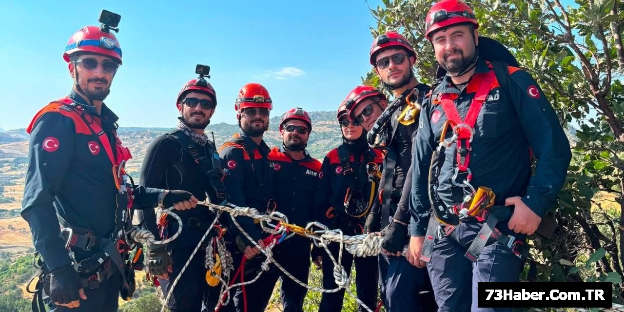 Şırnak'ta Dağ Kurtarma Eğitimi