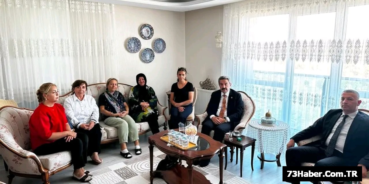 Şırnak Milletvekili Tatar Sazak ailesini ziyaret etti