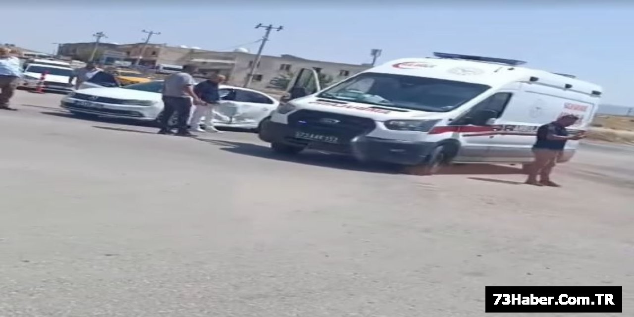 Şırnak'ta Kavşak Kazası: 2 Yaralı