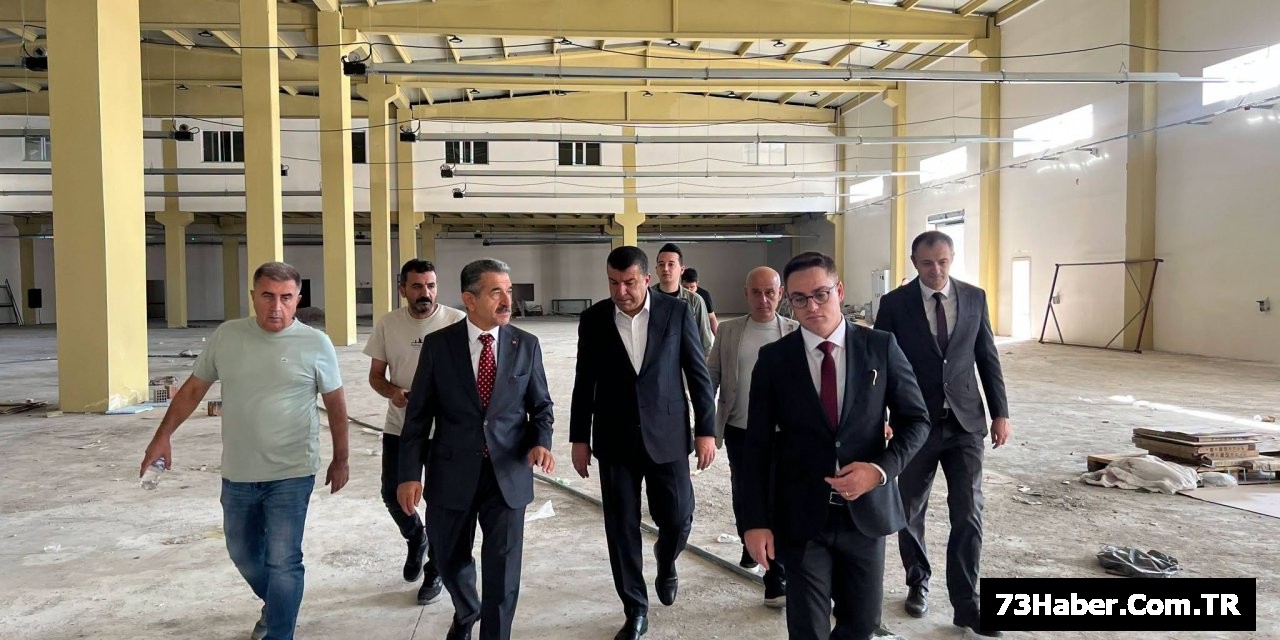 Vali Ekici Şırnak OSB'yi İnceledi