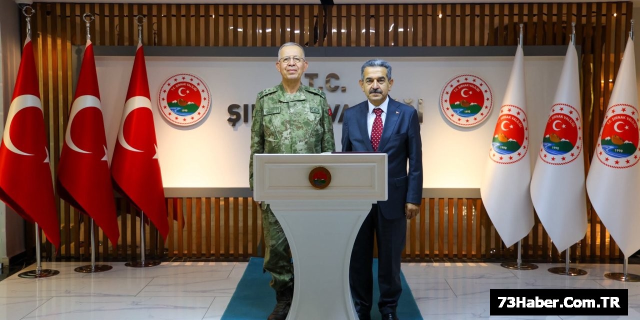 2. Ordu Komutanı Şırnak'a Gitti