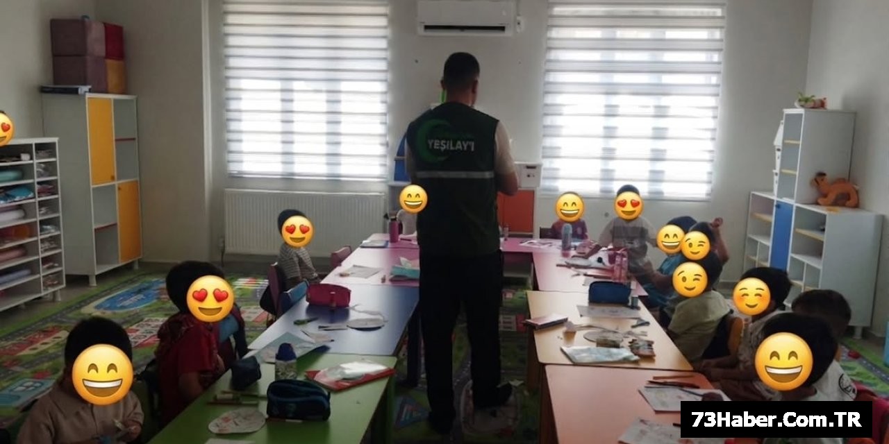 Yeşilay Şırnak'ta Çocuklara Sağlık Eğitimi